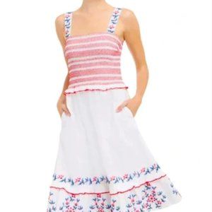 Draper James Smocked Sundress -  Size Medium NWT